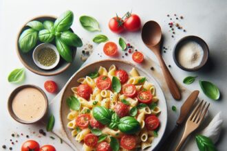 Savor the Flavor: Creamy Tomato Pasta with Fresh Basil