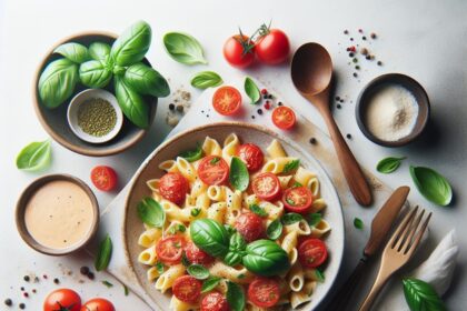 Savor the Flavor: Creamy Tomato Pasta with Fresh Basil