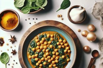 Wholesome Chickpea and Spinach Curry: A Flavorful Fusion