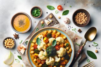 Savor the Flavor: Roasted Cauliflower & Chickpea Curry Delight