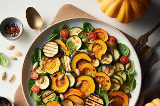 Harvest Delight: Vibrant Roasted Squash Salad Recipe