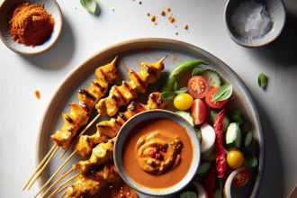 Savor Chicken Satay: A Fiery Twist with Spicy Peanut Sauce