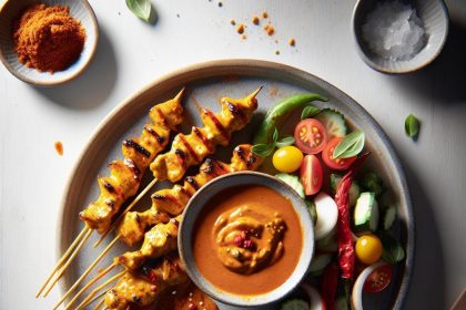 Savor Chicken Satay: A Fiery Twist with Spicy Peanut Sauce