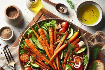 Bright Bites: The Magic of Roasted Carrot Salad Unveiled