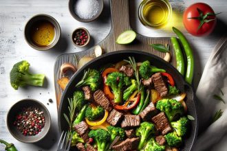 Sizzling Beef and Broccoli Skillet: A Flavorful One-Pan Feast