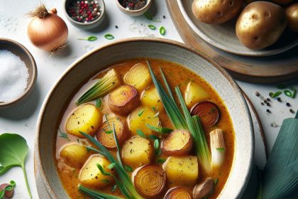 Roasted Potato and Leek Soup: Comfort in Every Spoonful