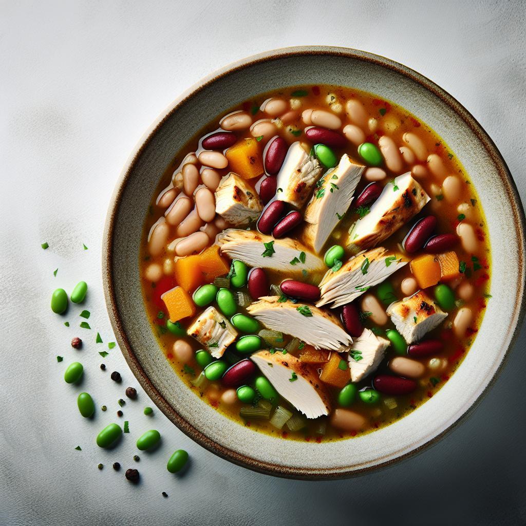 Hearty Chicken and Bean Soup: A Nutritious Comfort Bowl