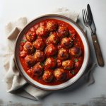 Savory Turkey Meatballs Simmered in Rich Tomato Sauce